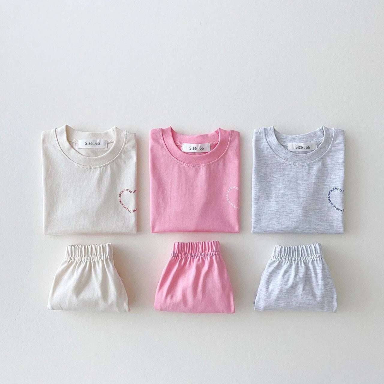Ensemble de survêtement 2 pièces avec t-shirt et short pour enfants