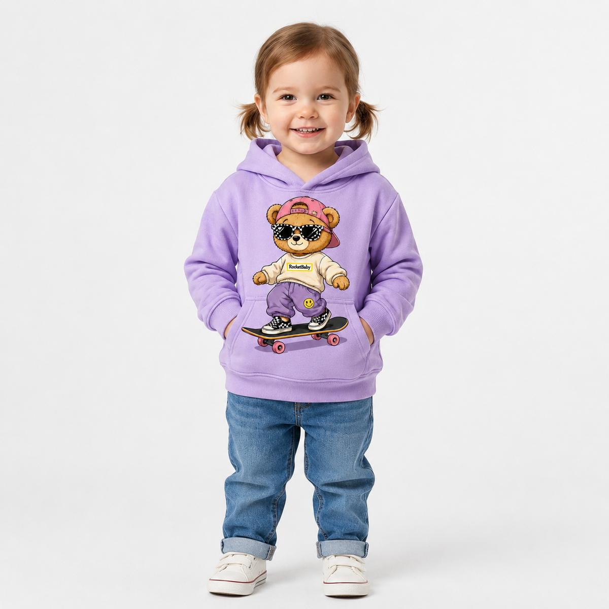 Felpa Streetwear Bear – Da 3 a 14 Anni