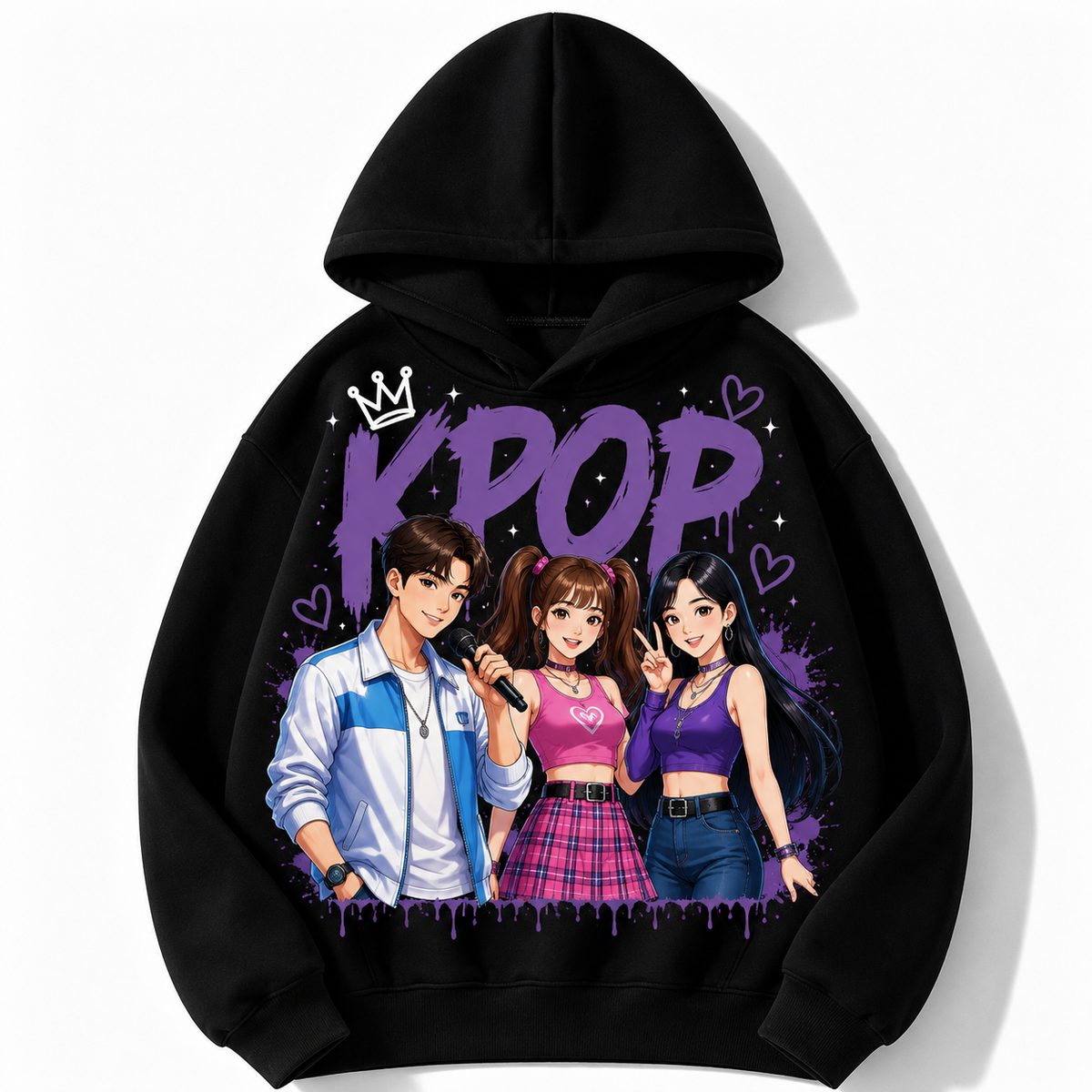 Felpa Collezione KPop Music – Da 3 a 14 Anni