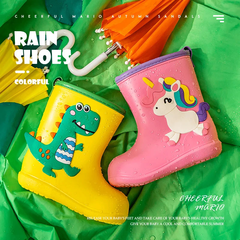 Multivariante rutschfeste Gummistiefel mit Tiermotiv