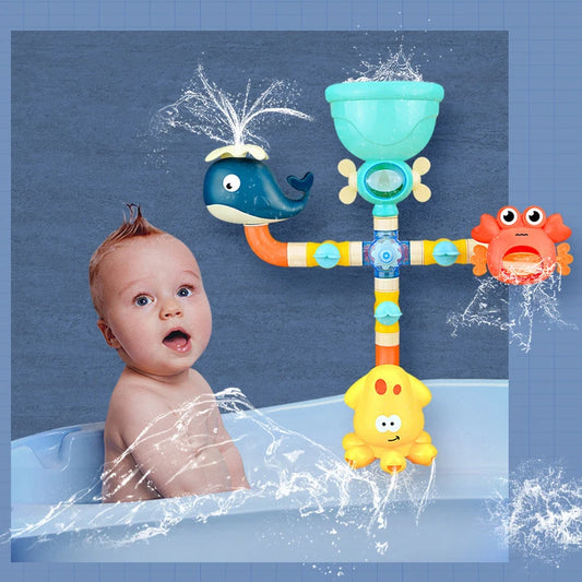 Gioco da Bagno Rubinetto a Spruzzo Animaletti del Mare