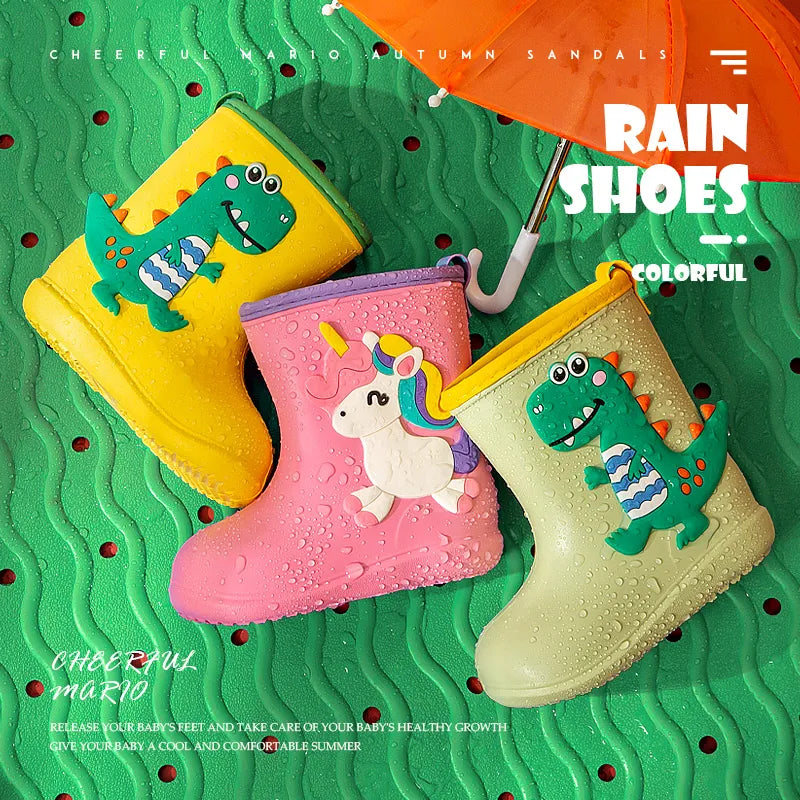 Multivariante rutschfeste Gummistiefel mit Tiermotiv
