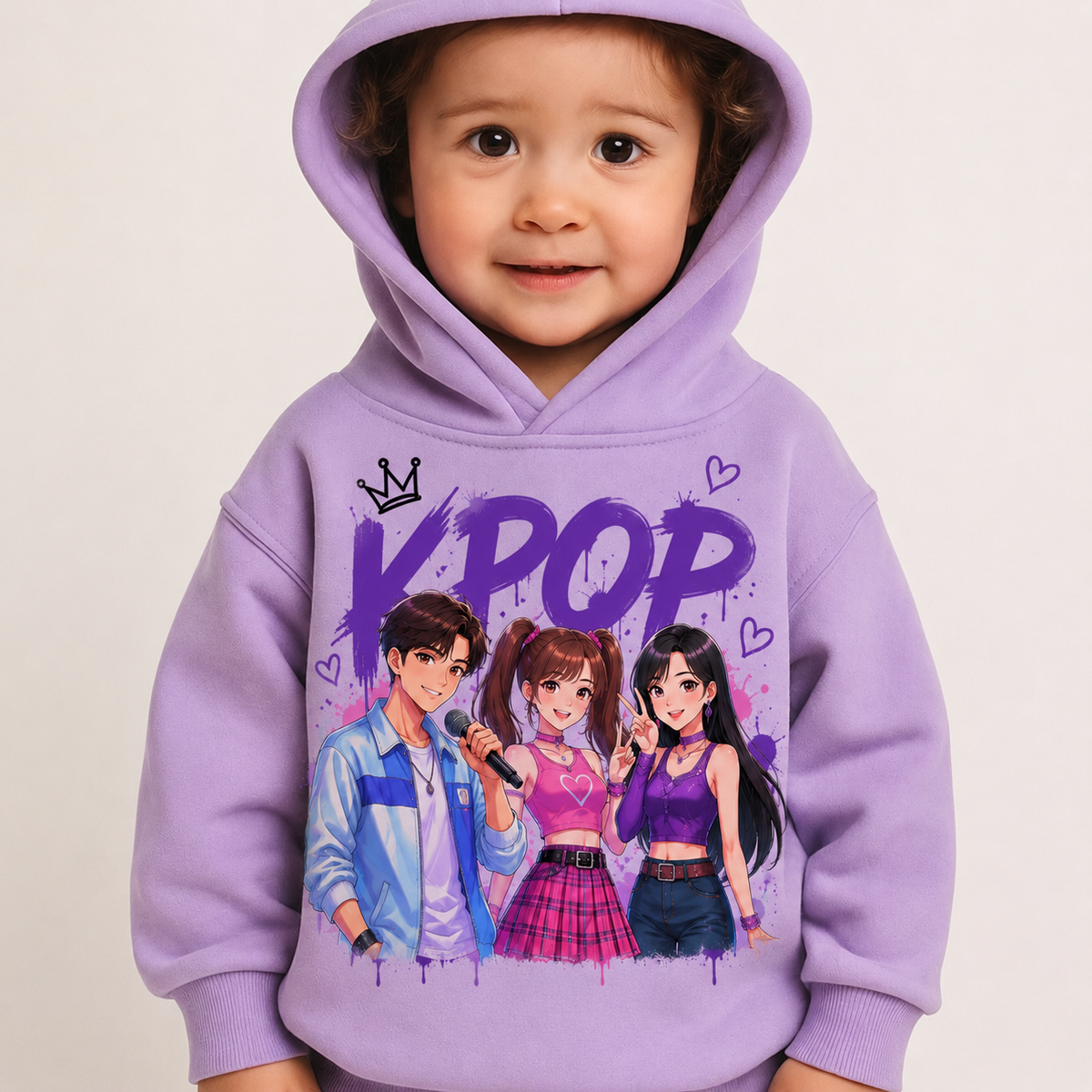 Felpa Collezione KPop Music – Da 3 a 14 Anni