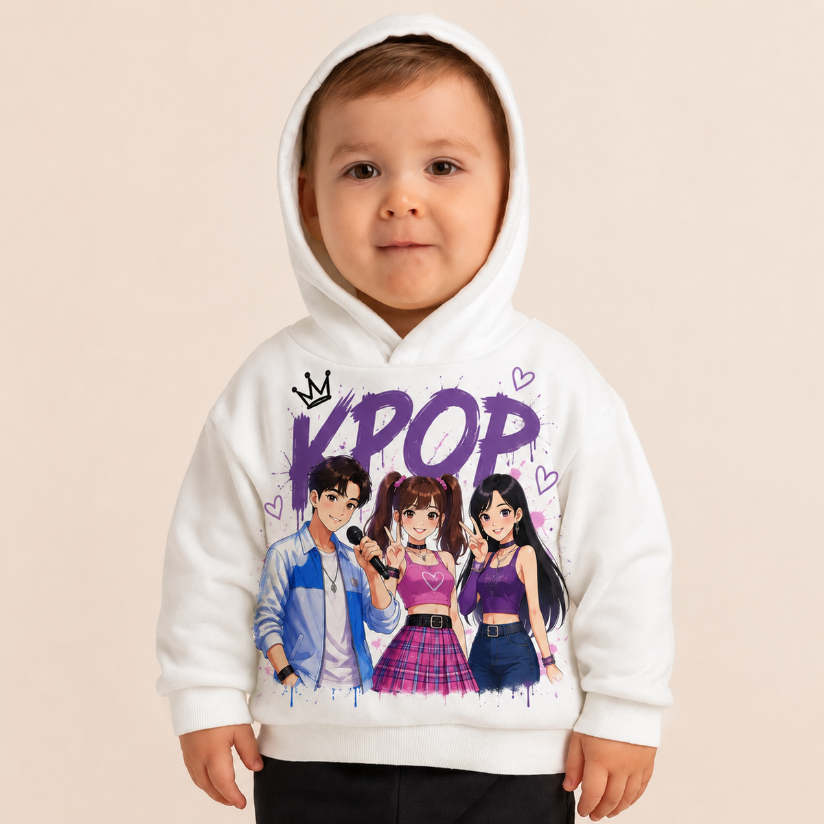 Felpa Collezione KPop Music – Da 3 a 14 Anni