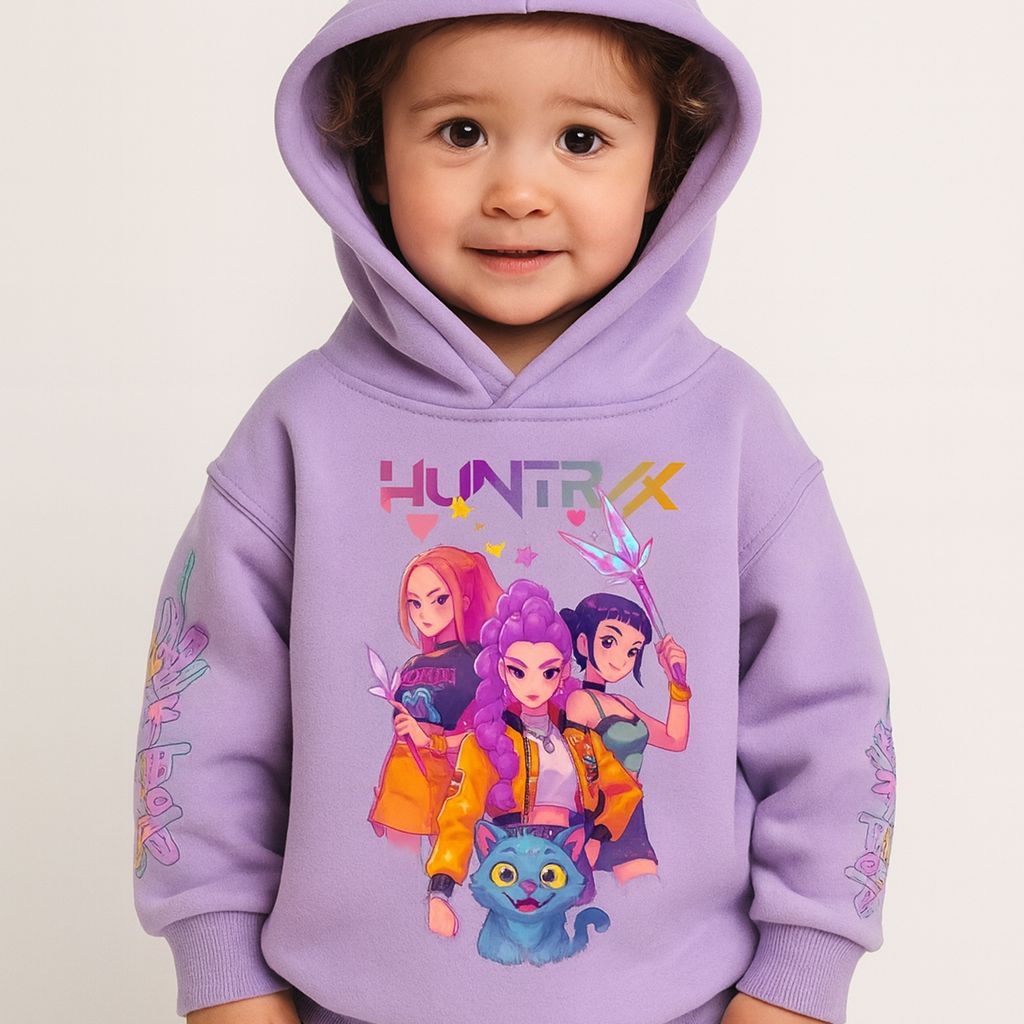 Felpa in Vari Colori Collezione K Pop Demon Hunter da 3 a 14 Anni