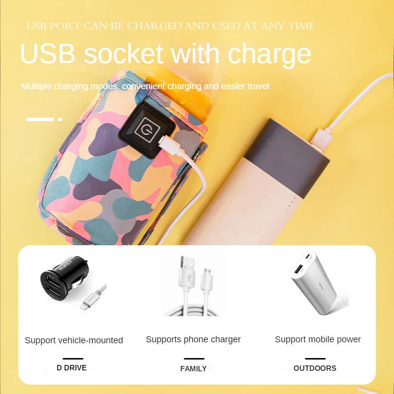 Scaldabiberon USB da viaggio con cavo Multivariante