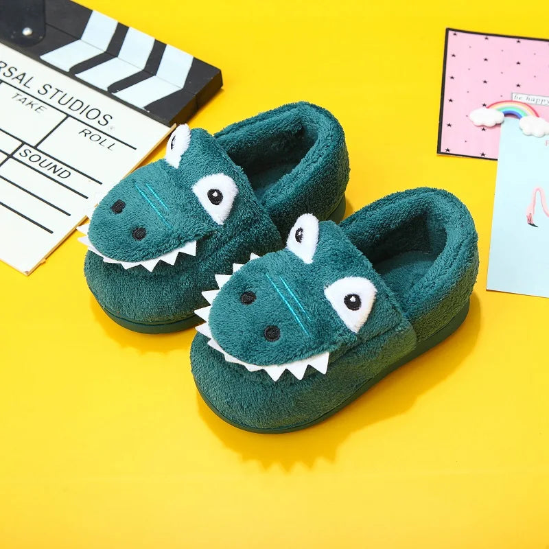 Pantofole Dinosauro Morbide e Calde – Età 1-6 Anni
