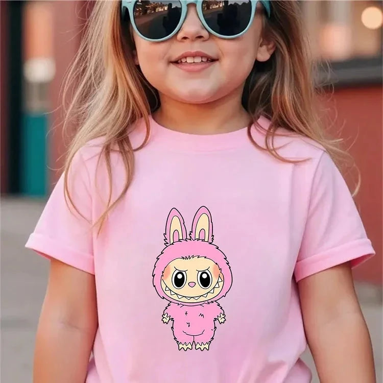 Magliette Collezione Labubu 100% Morbido Cotone da 3 a 14 anni