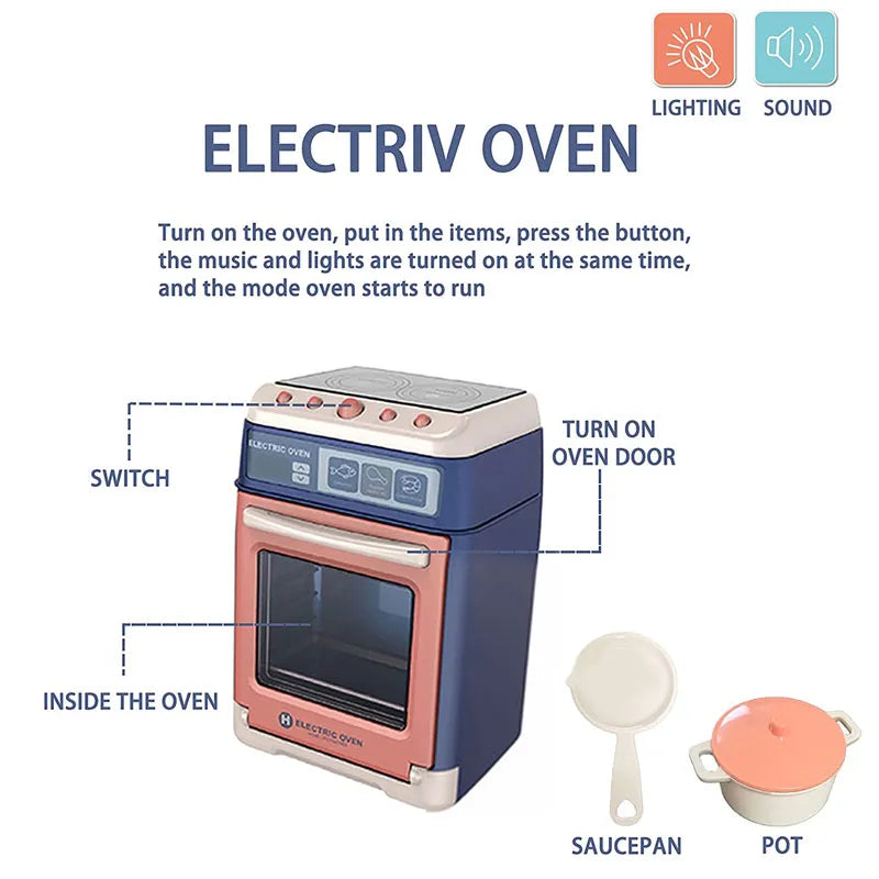 Juego de imitación de mini electrodomésticos para niños.