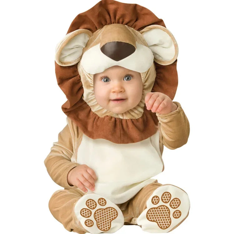 Costume Travestimento per Bambini 6M-24M Multivariante Drago Leone Elefante
