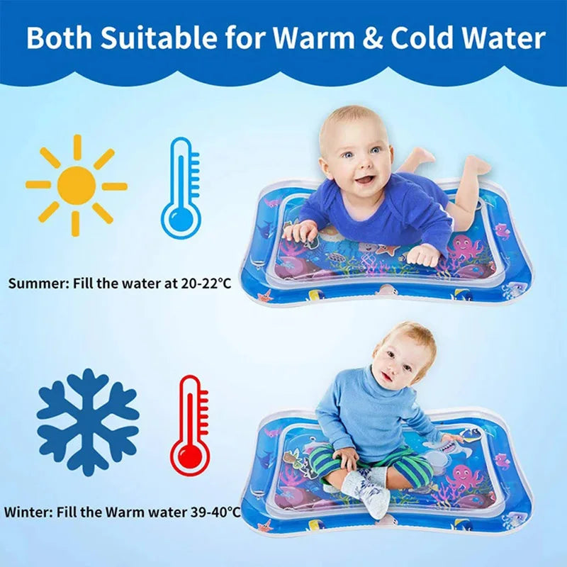 Tapis de jeu gonflable multi-variantes avec eau pour enfants