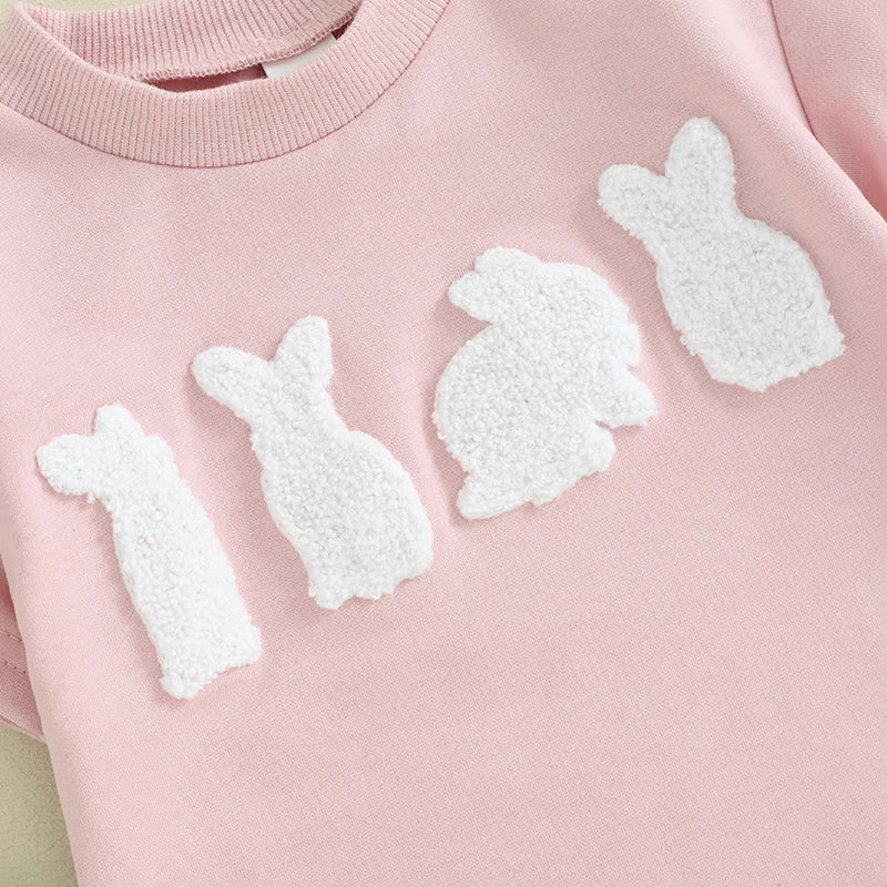 Felpa tutina intera baby Coniglietti con Fascia
