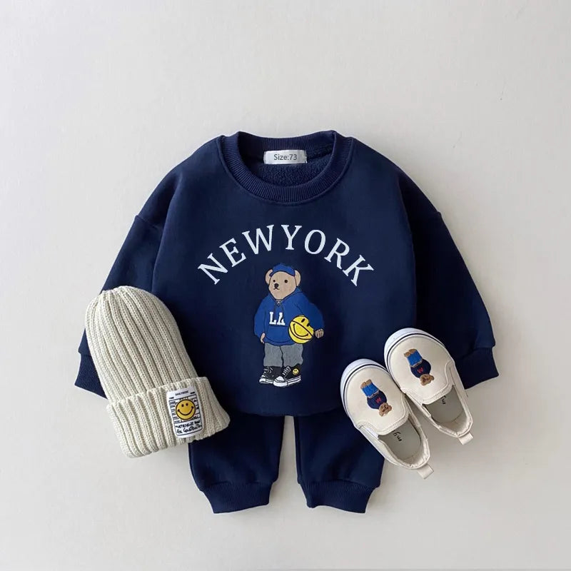 Ensemble de survêtement enfant en coton New York