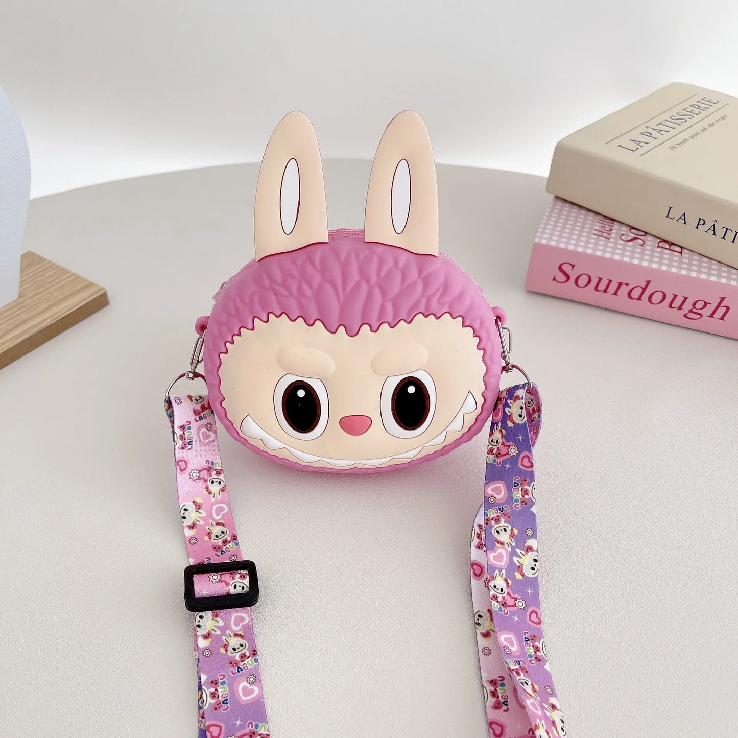 Borsa Labubu a tracolla in Silicone portaoggetti