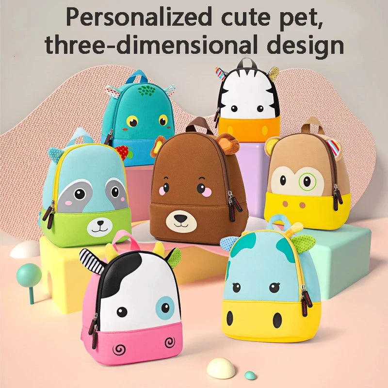 Zaini Asilo e Scuola 3D Animali