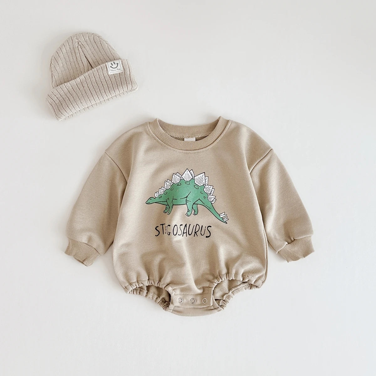 Sweat une pièce bébé Dino multicolore