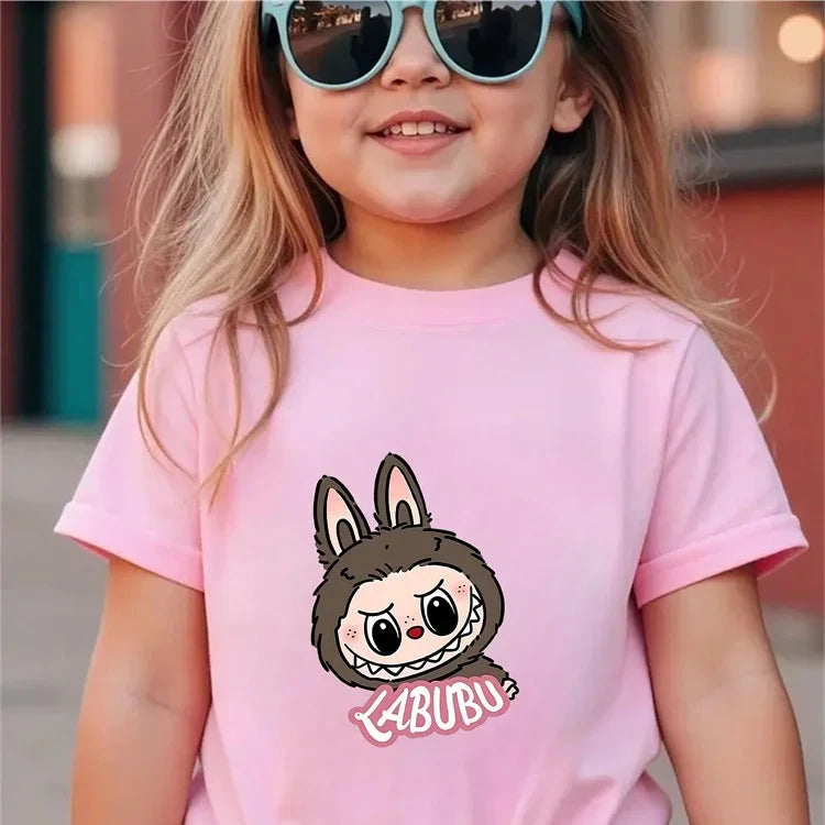 Magliette Collezione Labubu 100% Morbido Cotone da 3 a 14 anni