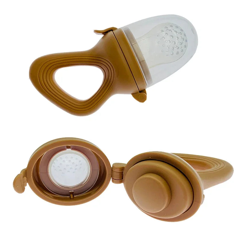 1PC Dudlík pro kousání a odstavení z více variant silikonu