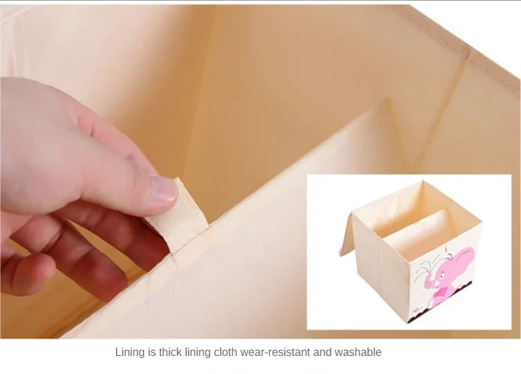 Scatola Box Contenitore Portagiochi Lavabile con Coperchio