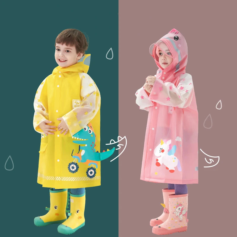 Imperméable à motifs multivariées pour enfants