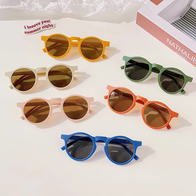 Occhiali da sole colorati "Quadretti" per Bambini Multivariante
