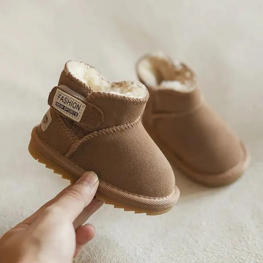 Stivaletti Imbottiti con Suola Antiscivolo e Velcro per Bambini
