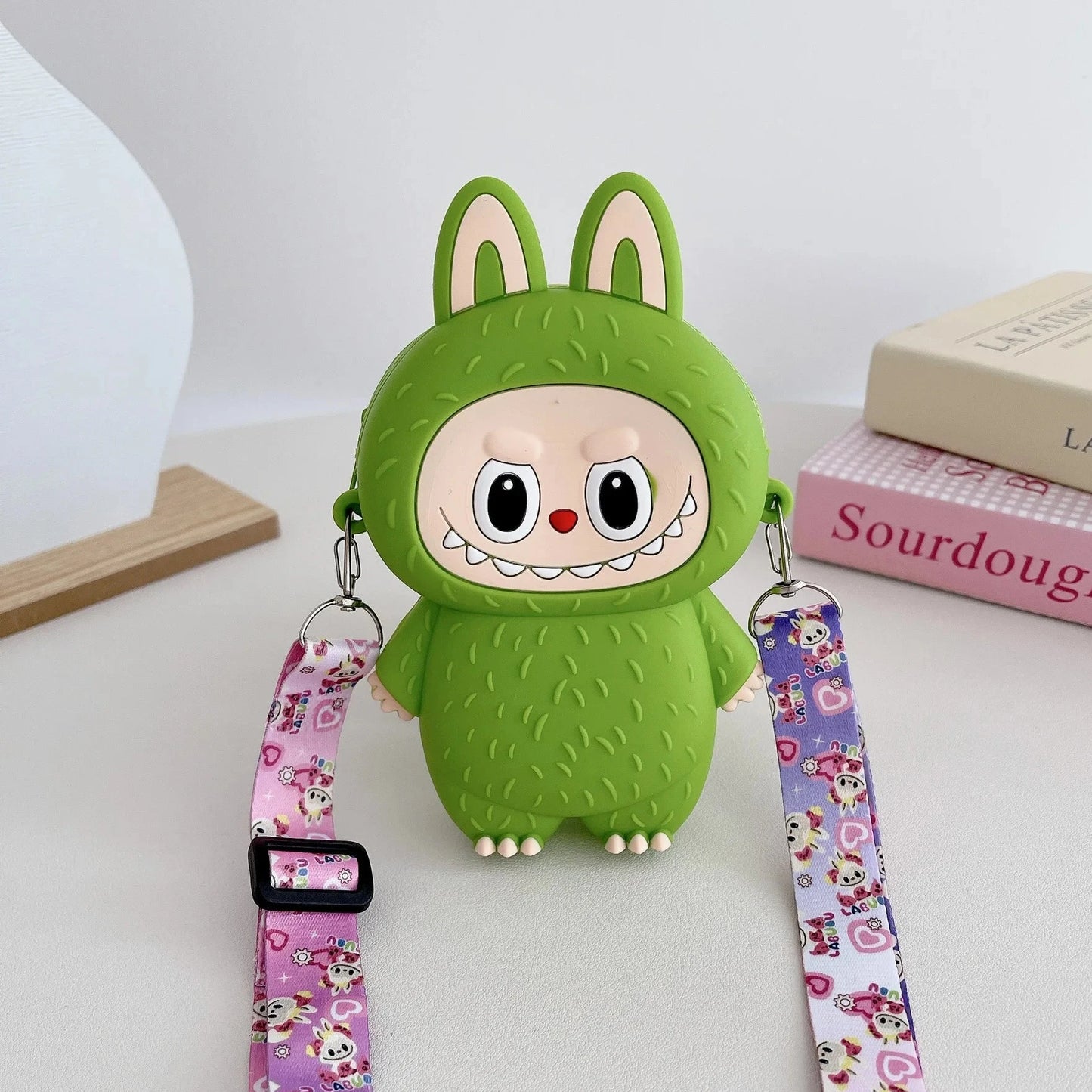 Borsa Labubu a tracolla in Silicone portaoggetti