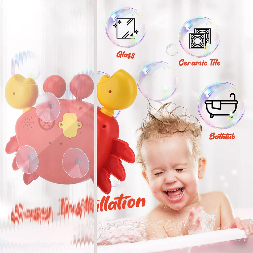 Juego de Baño Musical de Cangrejo Mil Burbujas
