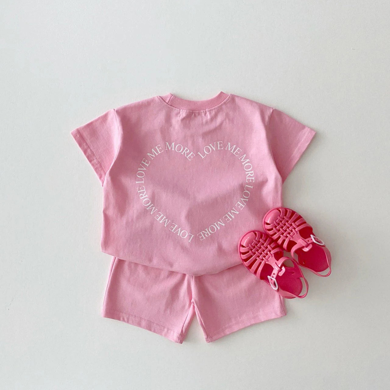 Ensemble de survêtement 2 pièces avec t-shirt et short pour enfants