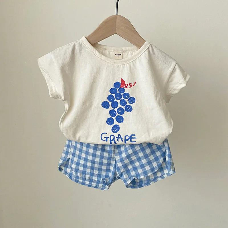 Pyjama d'été 2 pièces "Fruit" pour enfant en multivariante