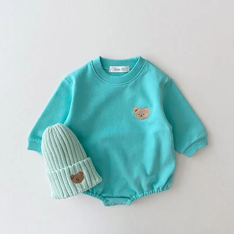 Felpa tutina intera baby Orsetto multicolore