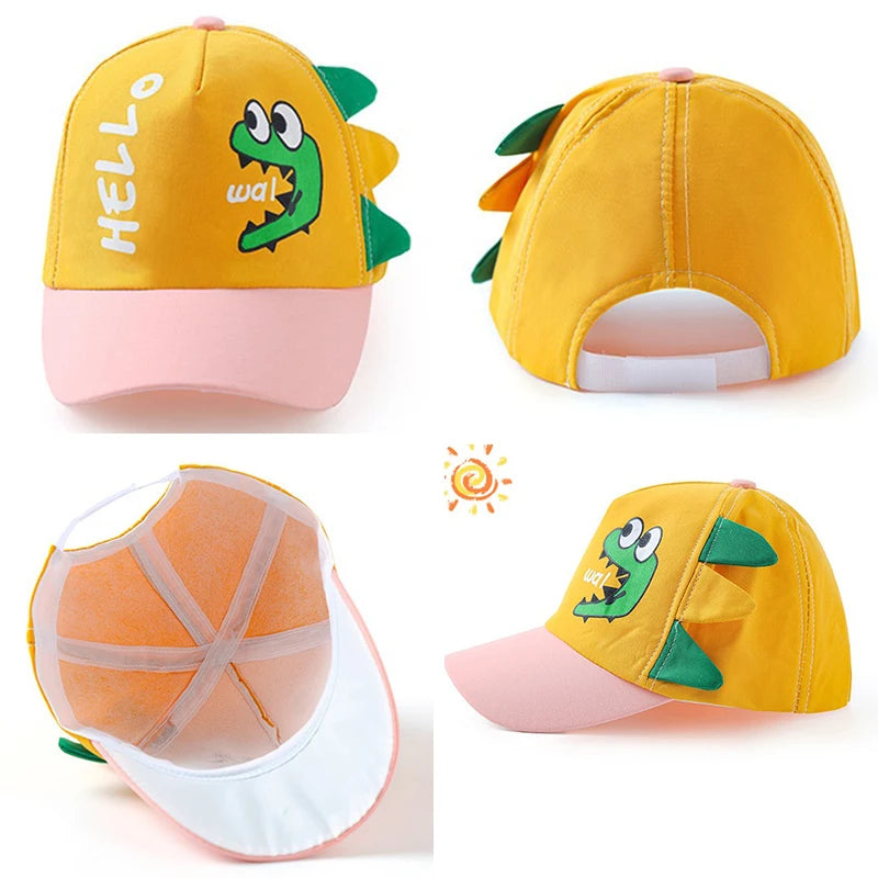 Cappellino estivo animaletti per bambini multivariante
