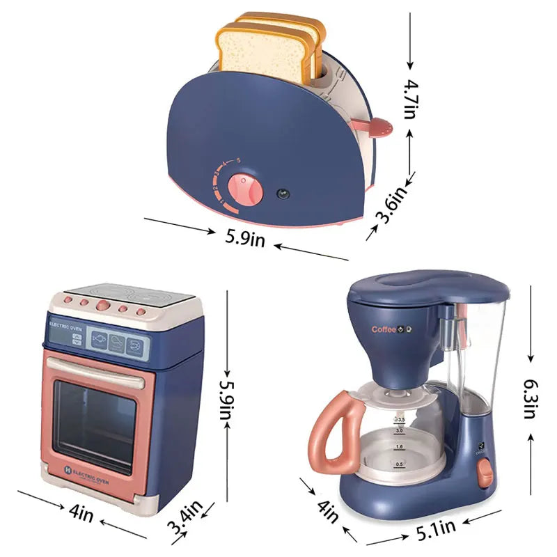 Juego de imitación de mini electrodomésticos para niños.