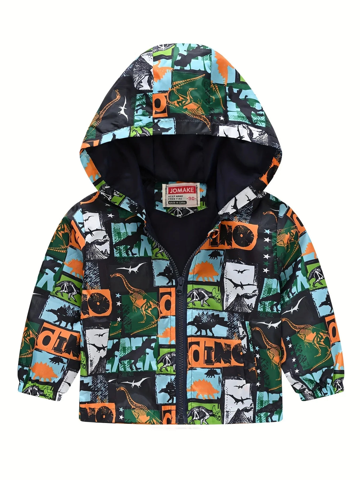 Giacca con Cappuccio Dinosauro per Bambini – 1–7 Anni