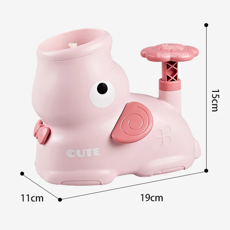 Jeu interactif de lancement et de capture de soucoupes volantes pour enfants