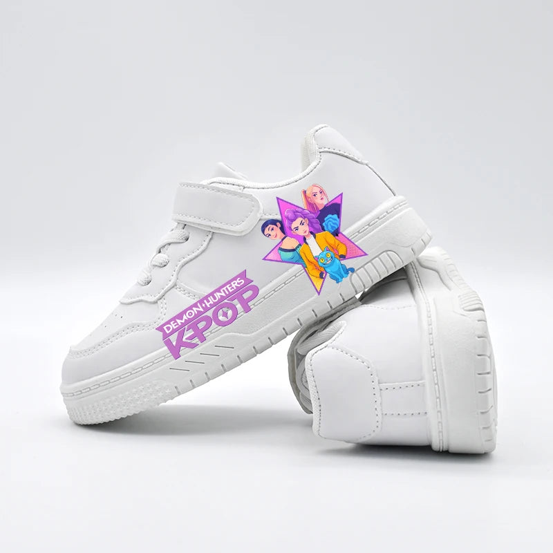 Scarpe Bianche Sneakers K Pop Da 3 a 12 Anni