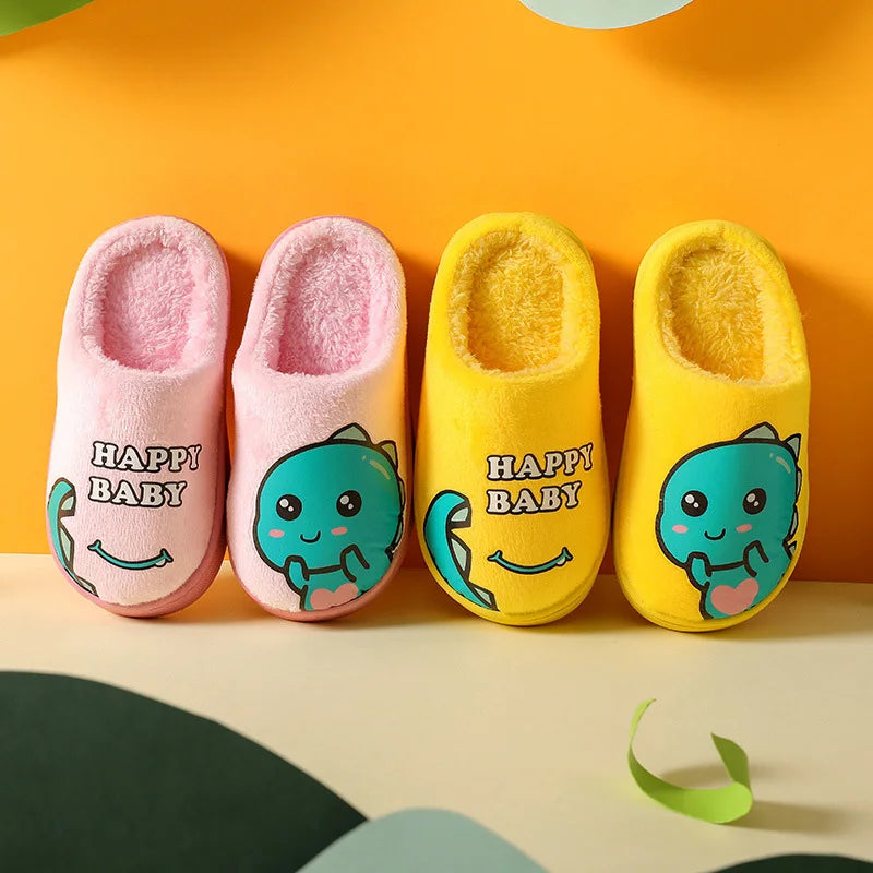 Ciabatte Calde e Imbottite da Casa per Bambini con Mostro