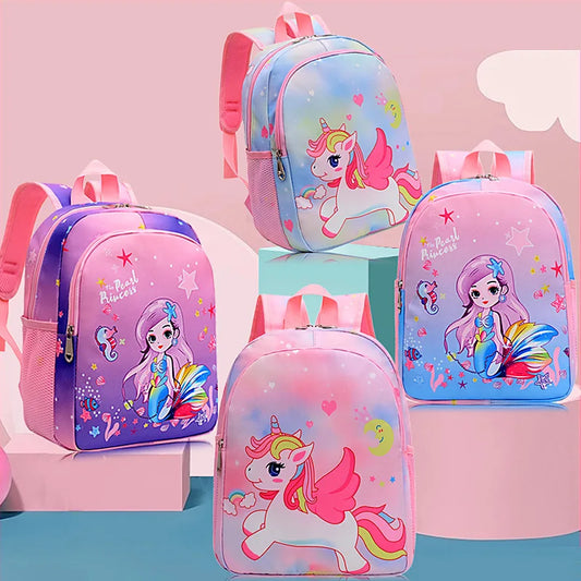 Zainetto Fantasy Unicorno e Principessa per bambini multivariante