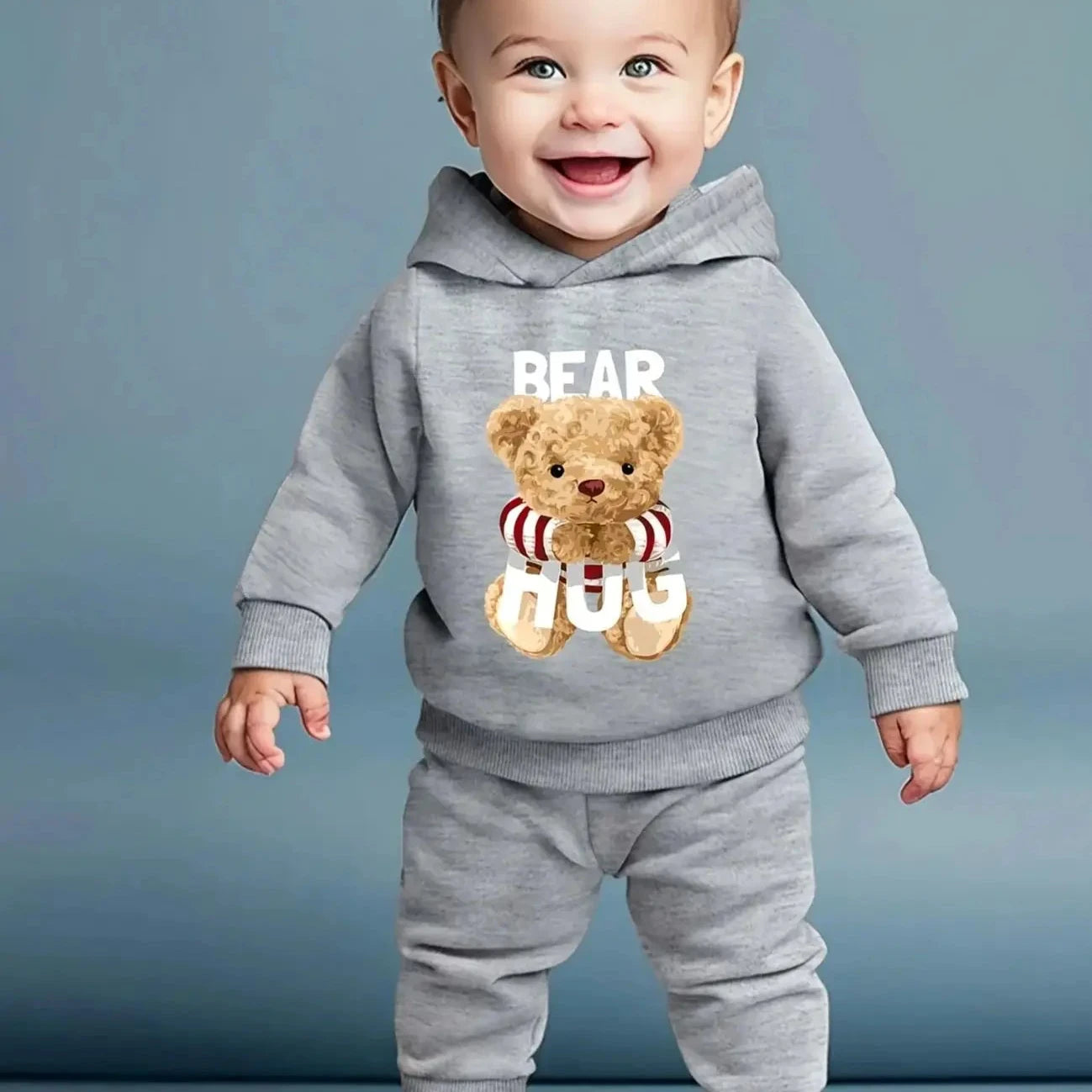 Completo Baby 2 Pezzi - Orso Trendy - Da 1 a 3 Anni