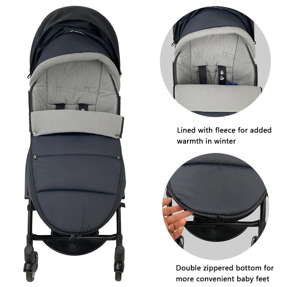 Chancelière rembourrée universelle pour poussette, compatible avec YOYO et YOYO2 Babyzen