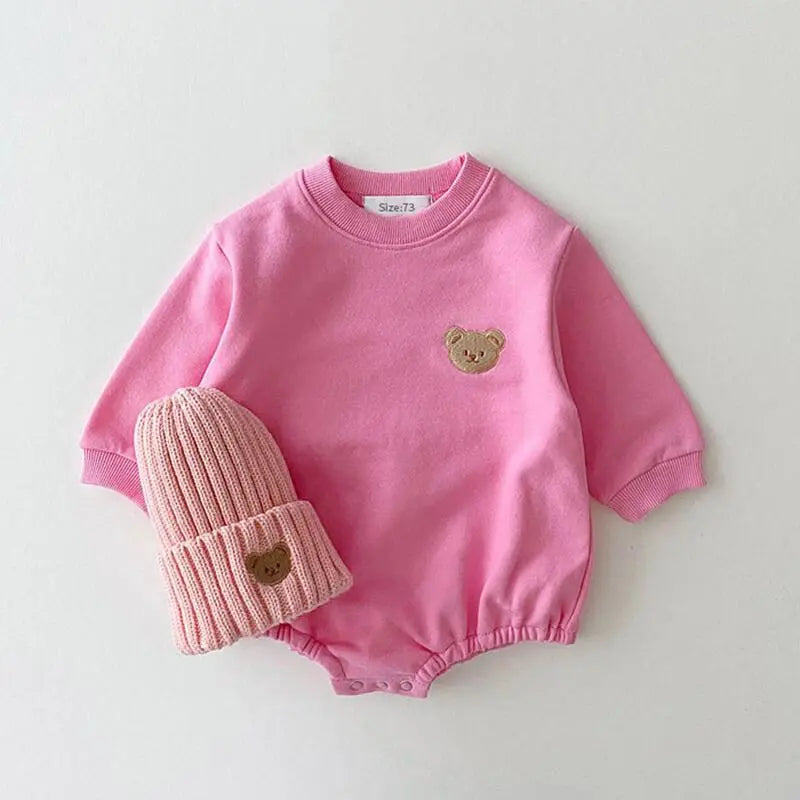 Felpa tutina intera baby Orsetto multicolore