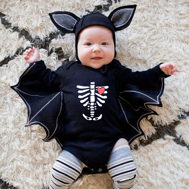 Costume Travestimento Pipistrello per Bambini da 0 a 24 Mesi