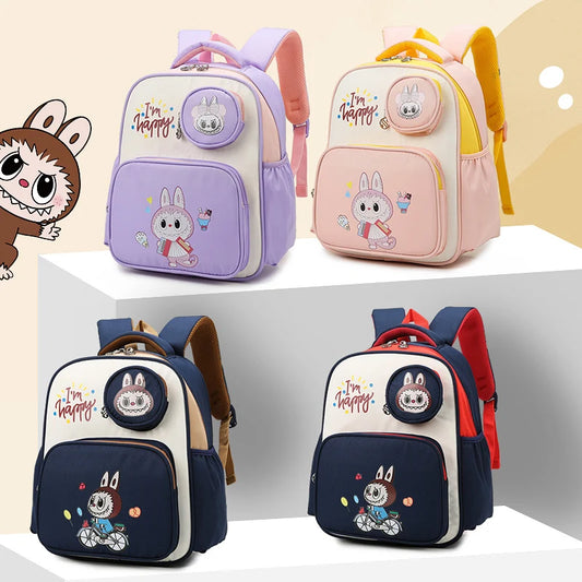 Zaino Labubu capiente e traspirante Multicolore