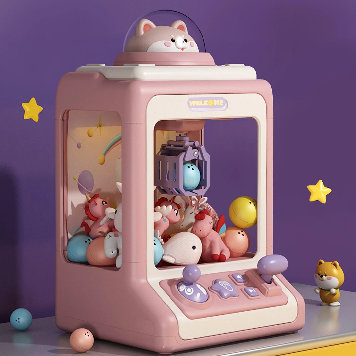 Juego de apretar y pescar el peluche