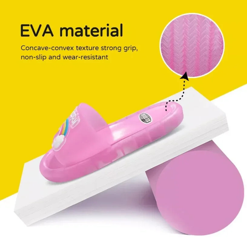 Ciabatte Unicorno con LED per bambini multivariante
