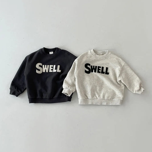 Sweat-shirt en coton brodé pour enfants