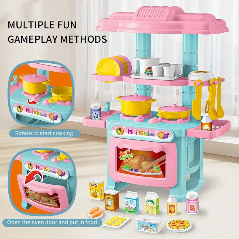 Cucina giocattolo educativo set da cucina completo