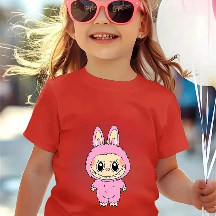 Magliette Collezione Labubu 100% Morbido Cotone da 3 a 14 anni