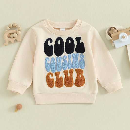 Felpa in cotone Cool Cousins Club per Bambini