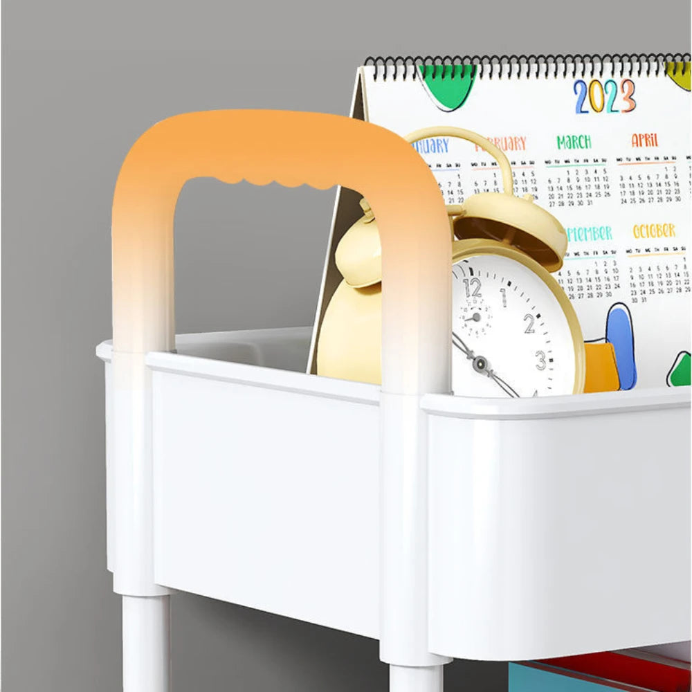 Carrello portaoggetti con ruote per bambini multivariante